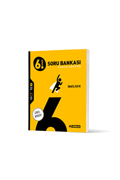 Hız Yayınları 2025-2026 6. Sınıf İngilizce Okula Destek Soru Bankası Güncel M...