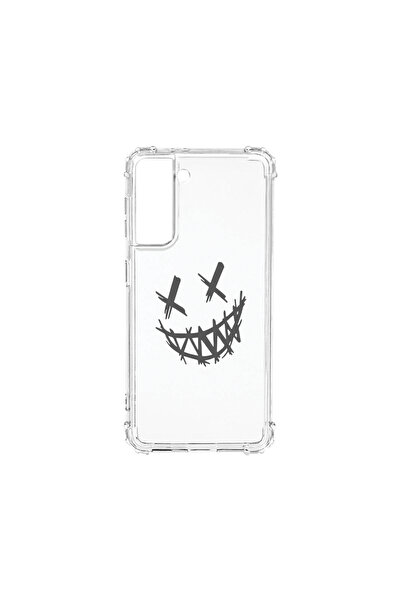 bestcase Carcasă spate antișoc pentru Samsung Galaxy S21, Zâmbește te rog, AS...