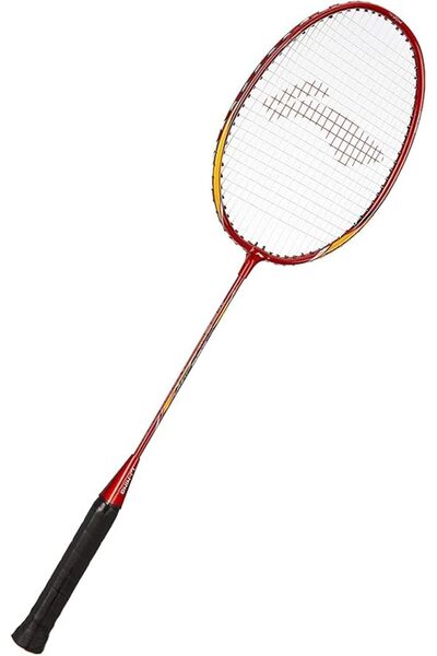 Li-Ning مضرب تنس الريشة XP 900 PV Sindhu Signature | ألومنيوم | مُثبّت | أحمر/برتقالي