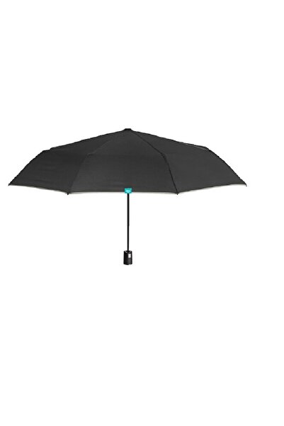 Perletti Mini Umbrella for Women Perletti, Automatic, Resistant, 96 cm Diameter, Black