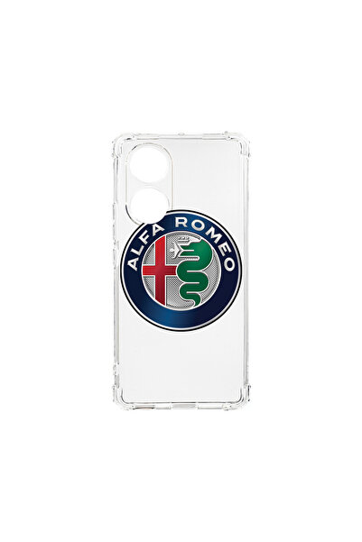 bestcase Carcasă spate antișoc pentru OPPO Reno 8T 4G, logo Alfa Romeo, AS 1755