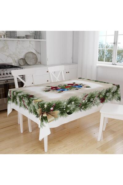 HZR Christmas Patterned Tablecloth Christmas Tablecloth 160X220Cm