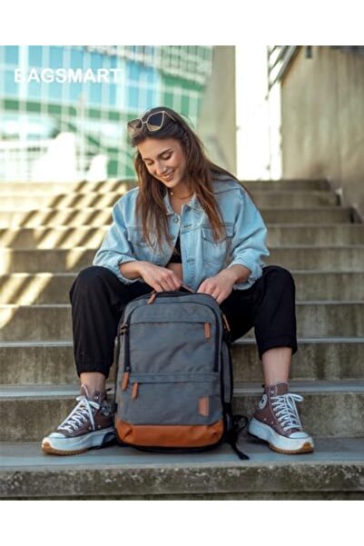 BAGSMART Travel Laptop Backpack, 40L Expandable Airline Approved Carry On Backpack with Packing Cube