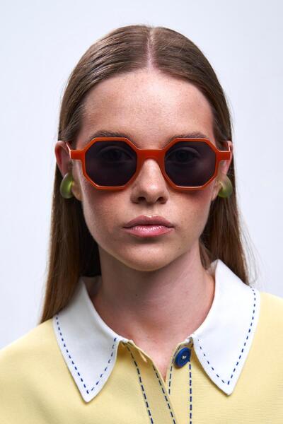 Bilge Karga Dune Orange Sunglasses