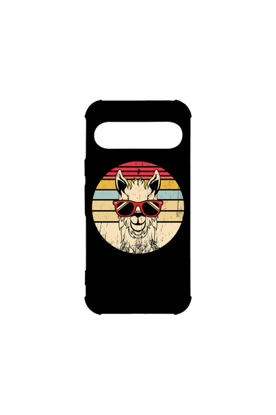 bestcase Carcasă spate antișoc pentru Google Pixel 9 Pro, stil Oldschool LLam...