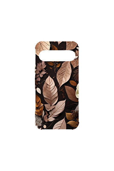 bestcase Carcasă spate antișoc pentru Google Pixel 9 Pro, model pene de toamn...