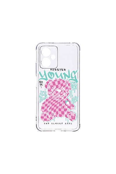 bestcase Husă spate antișoc pentru Motorola Moto G14, Teddy Bear Forever Youn...