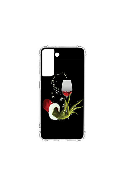 bestcase Carcasă spate antișoc pentru Samsung Galaxy S22, Grinch de Crăciun, ...