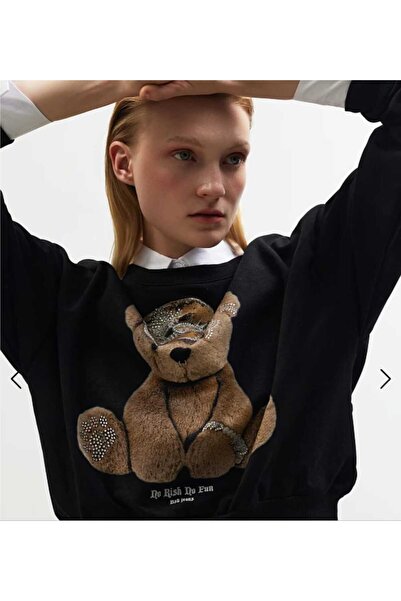 BSB Ayıcık desenli sweatshirt