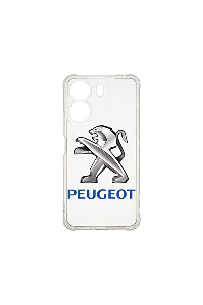 bestcase Αντικραδασμική θήκη πίσω για Xiaomi Redmi 13C, λογότυπο Peugeot, AS ...
