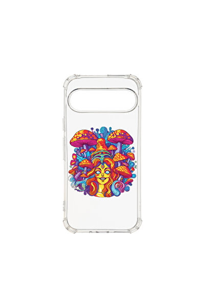 bestcase Carcasă spate antișoc pentru Google Pixel 9, Dream Colors Mushrooms,...
