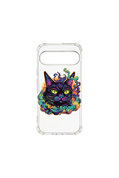 bestcase Carcasă spate antișoc pentru Google Pixel 9 Pro, Dream Colors - Blac...