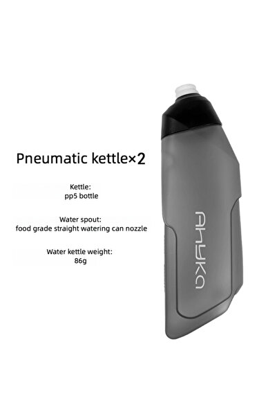 Choice مجموعة حامل زجاجة مياه هوائية AhyKa 600 مل، قطعتين فقط، زجاجة مياه للد...