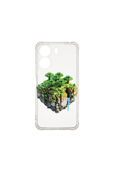 bestcase Αντικραδασμική θήκη πίσω για Xiaomi Redmi 13C, Minecraft, AS 1679