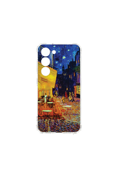 bestcase Carcasă spate antișoc pentru Samsung Galaxy S23, terasa Van Gogh Caf...