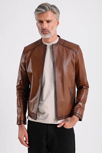 MQ Leather سترة جلدية للرجال من ماروكين لیدر أفرييل