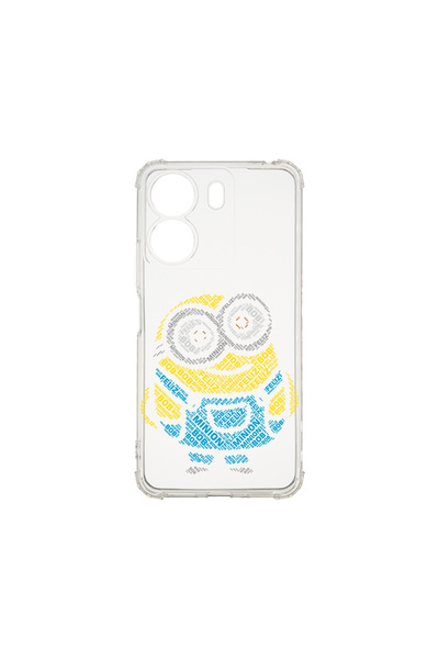 bestcase Carcasă spate antișoc pentru Xiaomi Redmi 13C, Calligraphy Minion, A...