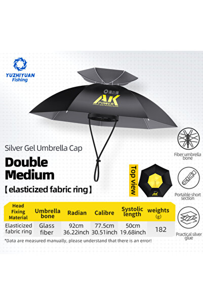 Choice مظلة شمسية قابلة للطي محمولة من طبقتين من جل الفضة بعامل حماية من الأش...