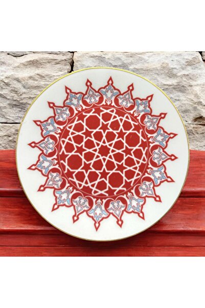 Diamond Porselen Altın Yaldızlı 17 cm Porselen Tatlı Tabağı 6’lı Set – Porsel...