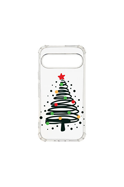 bestcase Carcasă spate antișoc pentru Google Pixel 9 Pro, Brad de Crăciun, AS...