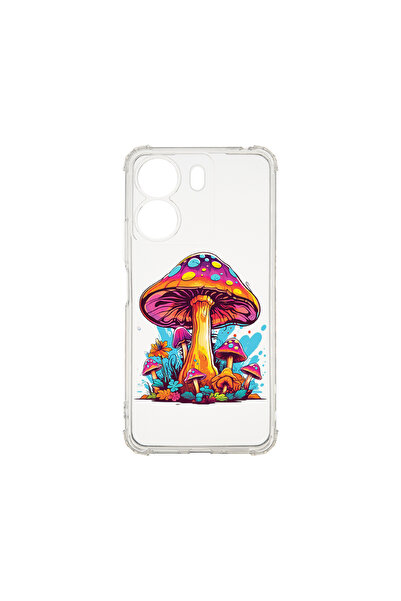 bestcase Αντικραδασμική θήκη πίσω για Xiaomi Redmi 13C, Dream Colors Mushroom...