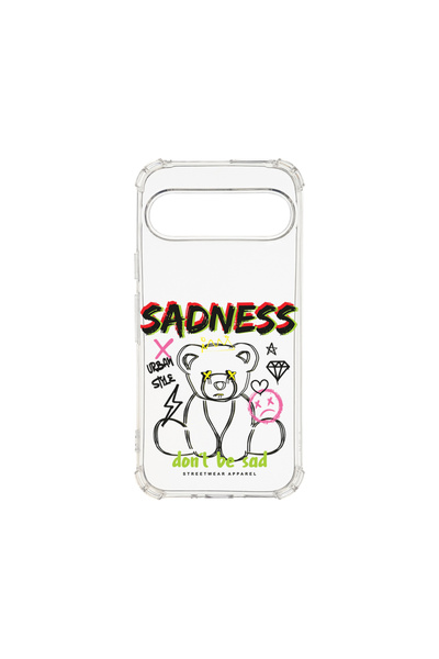 bestcase Carcasă spate antișoc pentru Google Pixel 9 Pro, Teddy Bear Sadness,...