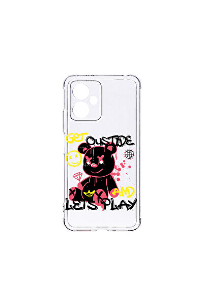 bestcase Husă spate antișoc pentru Motorola Moto G14, Teddy Bear Lets Play, A...