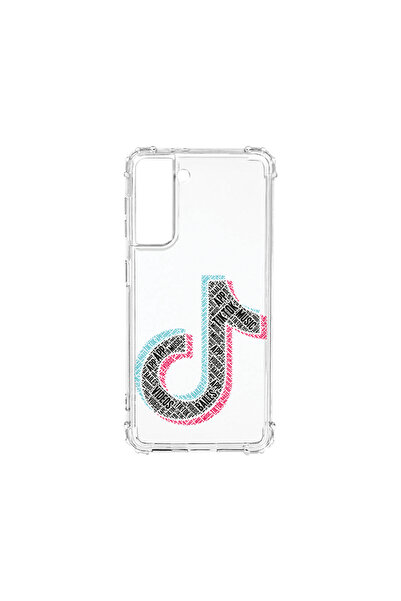 bestcase Carcasă spate antișoc pentru Samsung Galaxy S21, Calligraphy TikTok,...