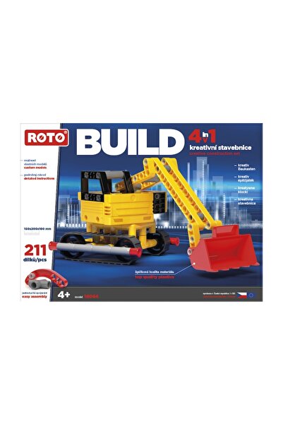 Efko Set constructie 4 in 1 Roto Efko, 211 piese