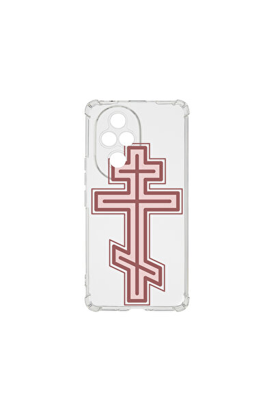 bestcase Carcasă spate antișoc pentru Honor 200 Pro, Classic Cross Red, AS 1792