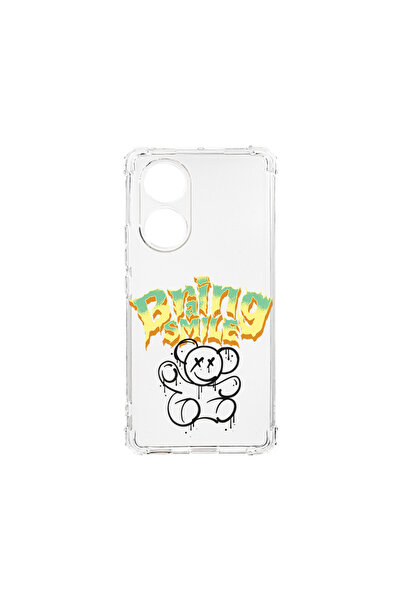 bestcase Carcasă spate antișoc pentru OPPO Reno 8T 4G, Teddy Bear Braing Smil...