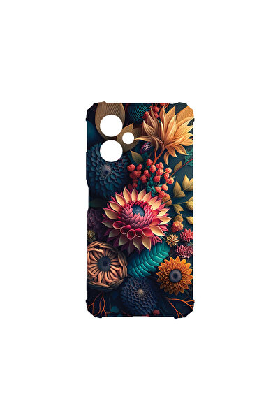 bestcase Carcasă spate antișoc pentru Motorola Moto G14, flori colorate, AS 1241
