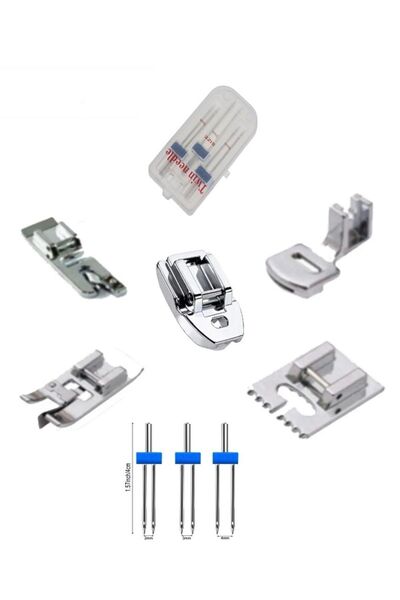 Genel Markalar Ev Tipi Makine Beşli Ayak Set (nervür,kıvırma,sürfile,büzgü,gi...