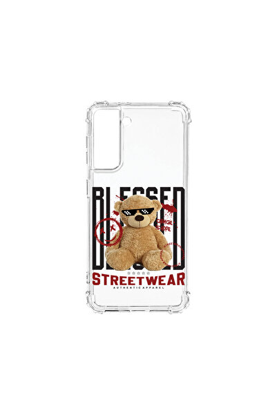 bestcase Carcasă spate antișoc pentru Samsung Galaxy S22, Teddy Bear Blessed,...
