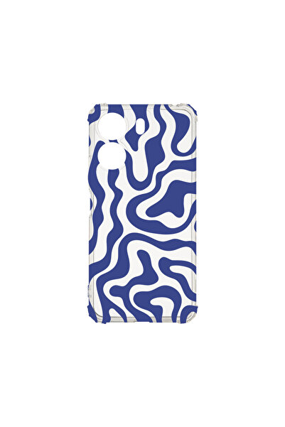 bestcase Carcasă spate antișoc pentru Xiaomi Redmi 13C, linie abstractă albas...