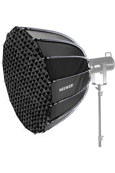 NEEWER صندوق إضاءة مكافئ مقاس 90 سم، مزود بحامل بوينز، سريع الفك، مع موزعات/شبكة/حقيبة