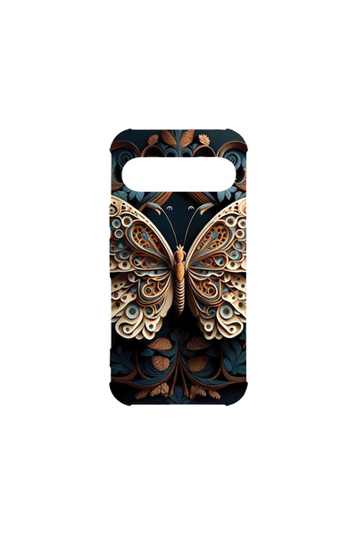 bestcase Carcasă spate antișoc pentru Google Pixel 9 Pro, model Beauty Butter...