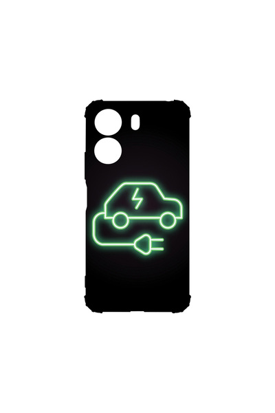 bestcase Carcasă spate antișoc pentru Xiaomi Redmi 13C, I Love Electric Car, ...