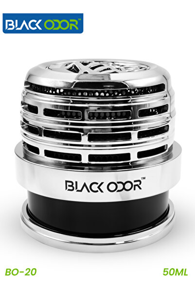 Black Odor معطر جو للسيارة برائحة زيت عطري نوبل سيلفر BO-20، 50 مل