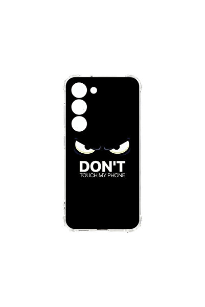 bestcase Carcasă spate antișoc pentru Samsung Galaxy S23 Plus, Nu atinge tele...