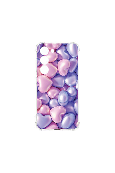 bestcase Carcasă spate antișoc pentru Samsung Galaxy S23 Plus, inimioare colo...