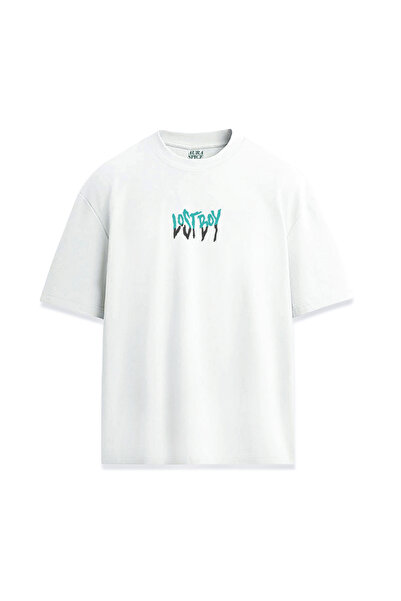 Darkia تي شيرت مطبوع بتصميم بسيط مكتوب عليه "Lost Boy" للجنسين