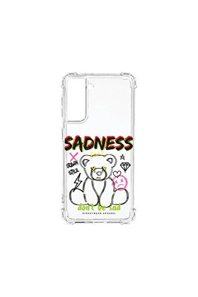 bestcase Carcasă spate antișoc pentru Samsung Galaxy S21, Teddy Bear Sadness,...