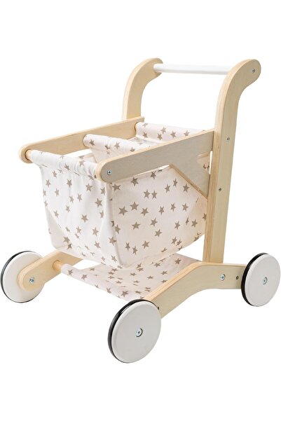 Factory Price عربة تسوق خشبية للأطفال مع عربة قابلة للإزالة