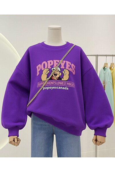 BENROMA Hanorac unisex cu imprimeu POPEYES