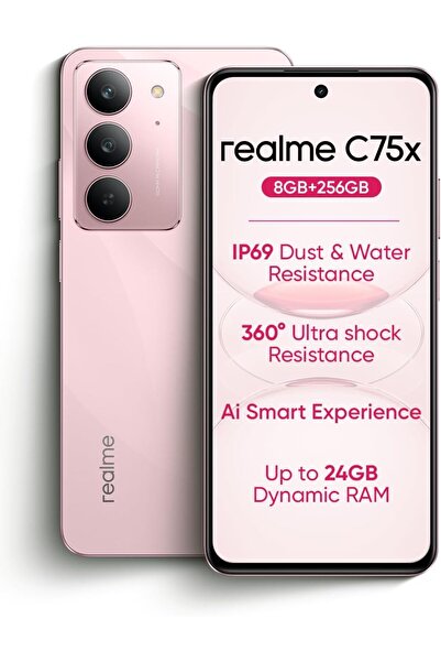 realme C75X 4G Dual SIM 8GB RAM 256GB ROM Coral Pink