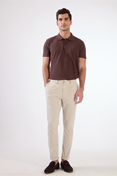 Dufy Taş Bağcıklı Slim Fit Jogger Erkek Pantolon