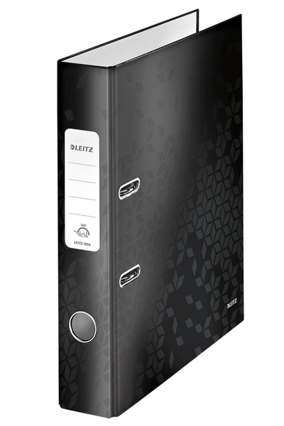 Leitz Biblioraft 180° WOW laminated cardboard A4 52 mm black