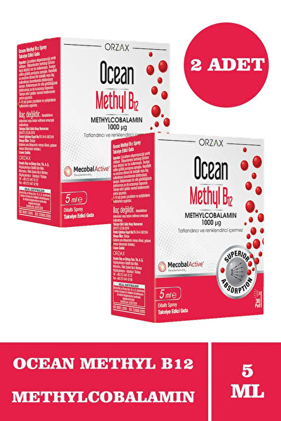 Ocean Methyl B12 1000 Mcg Methylcobalamin 5 ml 2 Adet