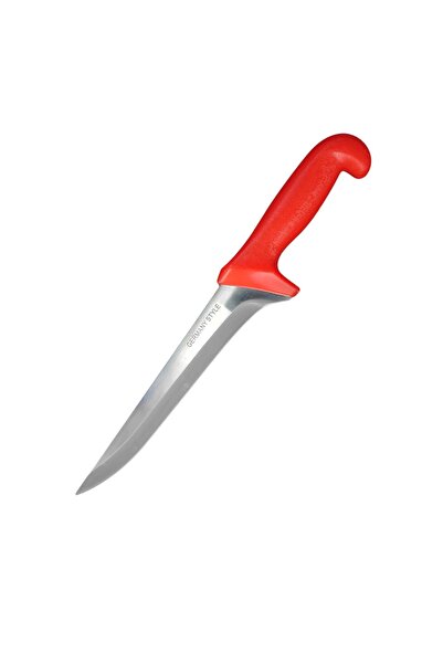 SDX Market Butcher knife with 21 cm straight blade made of German steel and anti-slip handle Red, Sdx Marketï¿½